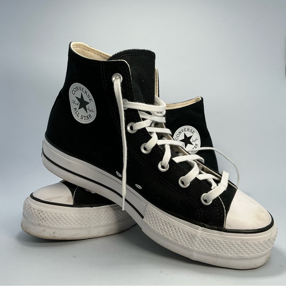 Converse Black and White High-Tops